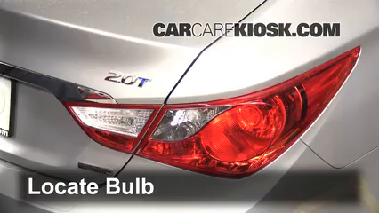 2013 Hyundai Sonata Limited 2.0L 4 Cyl. Turbo Lights Reverse Light (replace bulb)